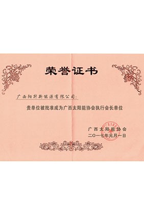 廣西太陽能協(xié)會(huì)執(zhí)行會(huì)長